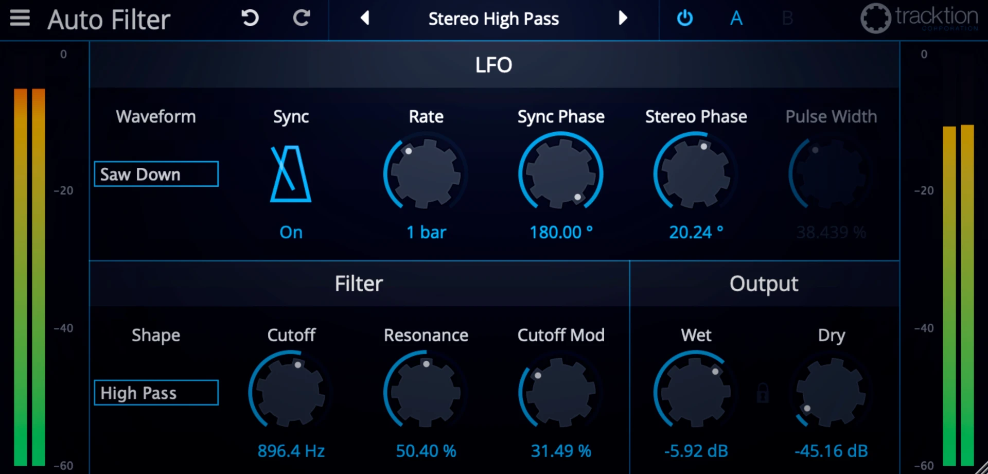 auto filter plugin screenshot