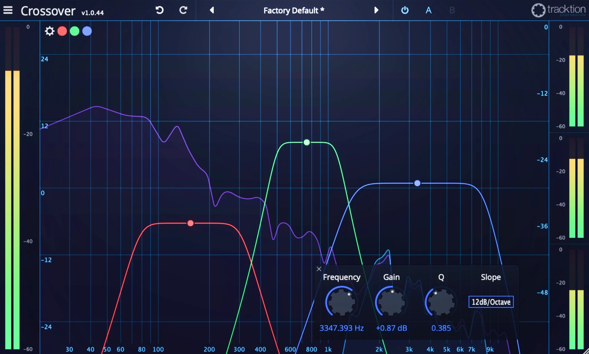 crossover plugin screenshot