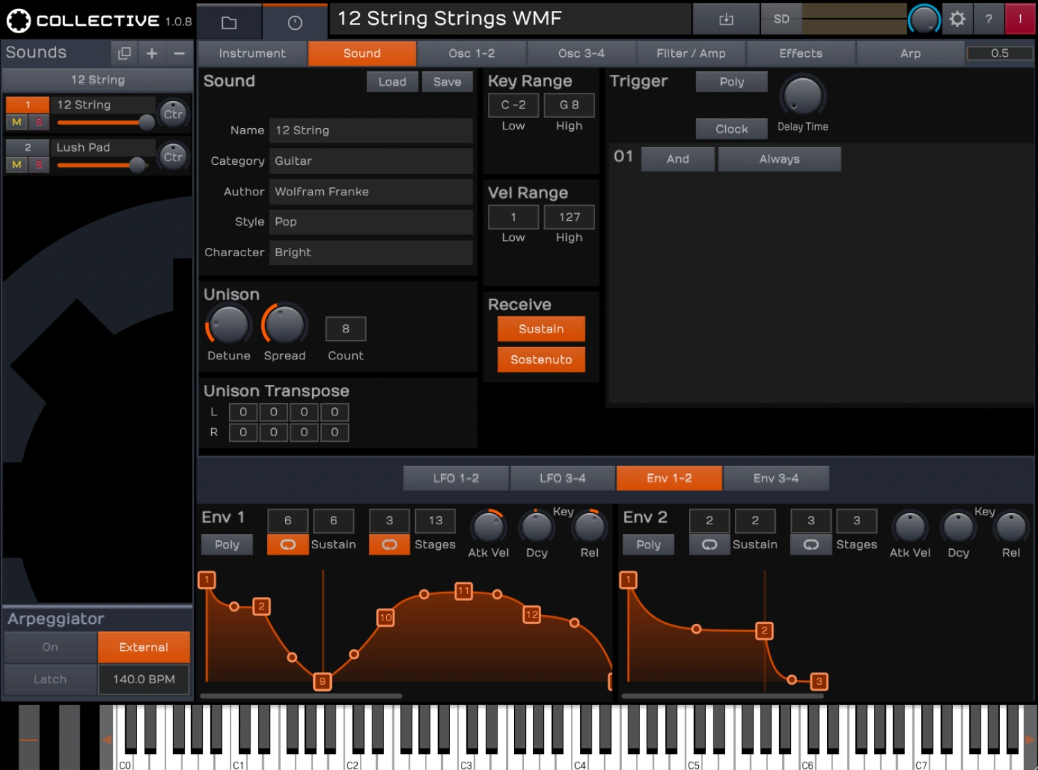Collective synth screenshot